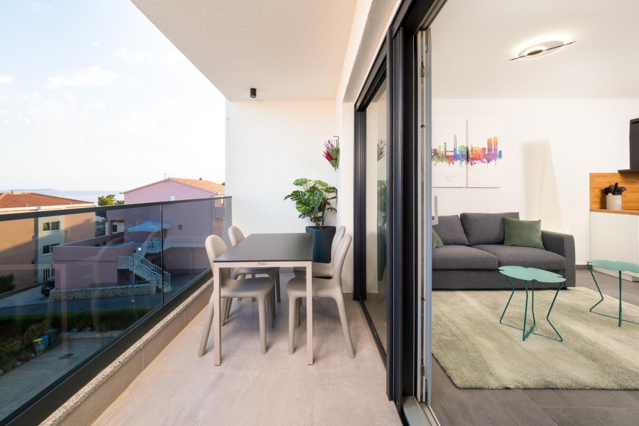 Luxury Apartment- Balcony- Private Rooftop And Jacuzzi- Common Pool Trogir Eksteriør billede
