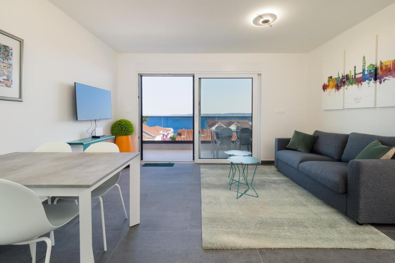 Luxury Apartment- Balcony- Private Rooftop And Jacuzzi- Common Pool Trogir Eksteriør billede